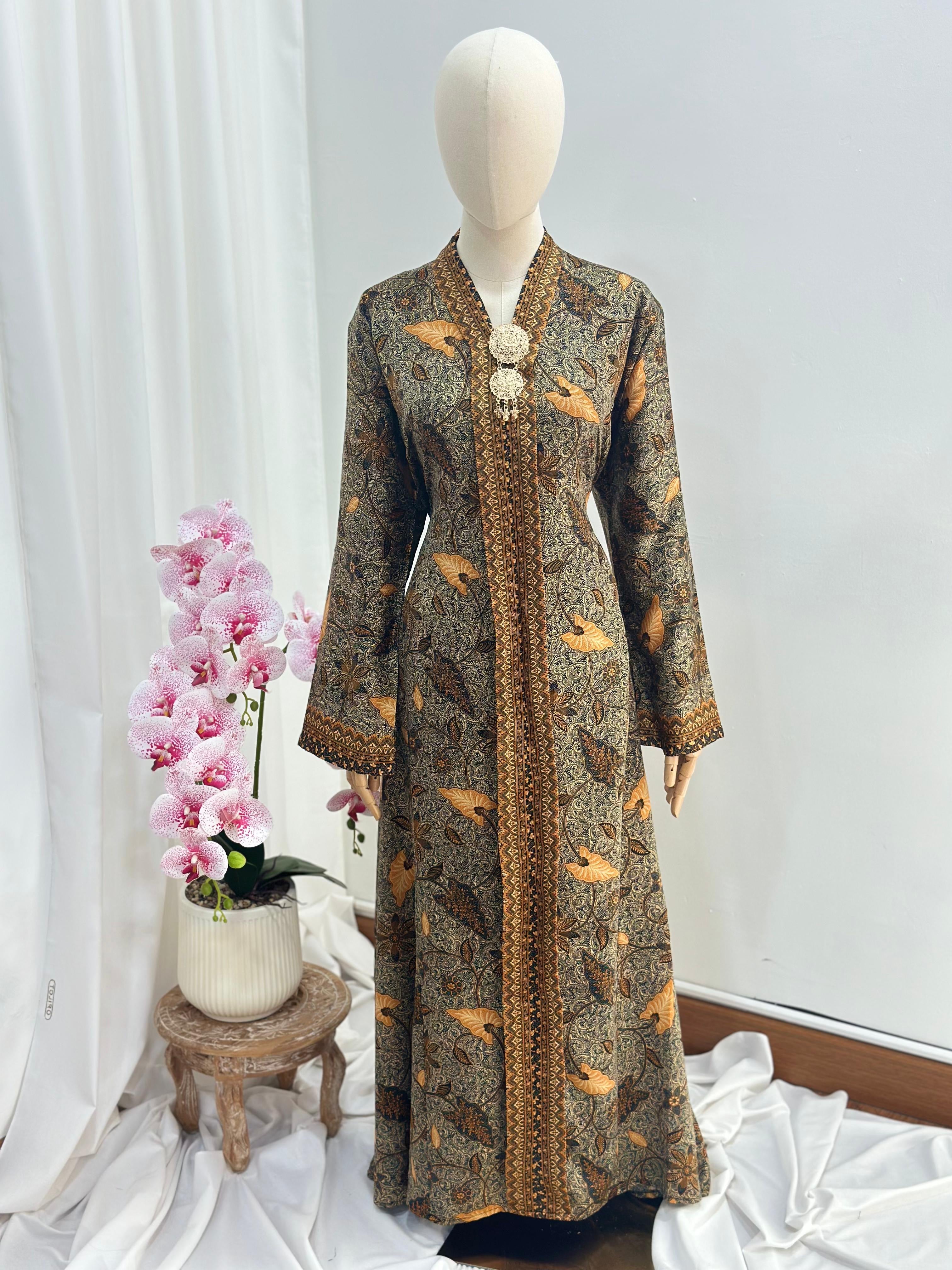 Batik Kebaya Dress Diana Mozaic Singapore Batik Kebaya Dress Diana Mozaic Singapore