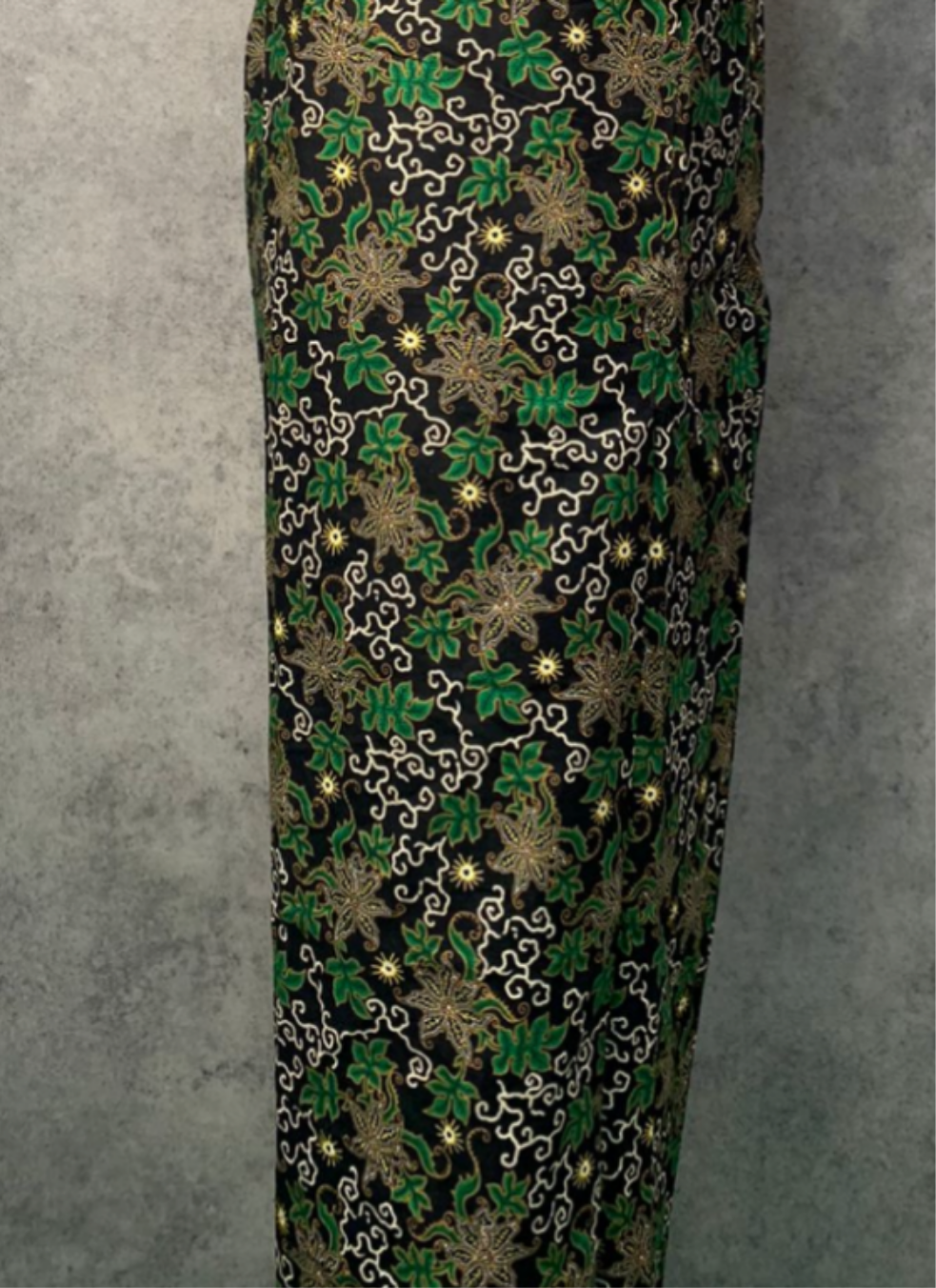Cotton Overlap Sarong Skirt