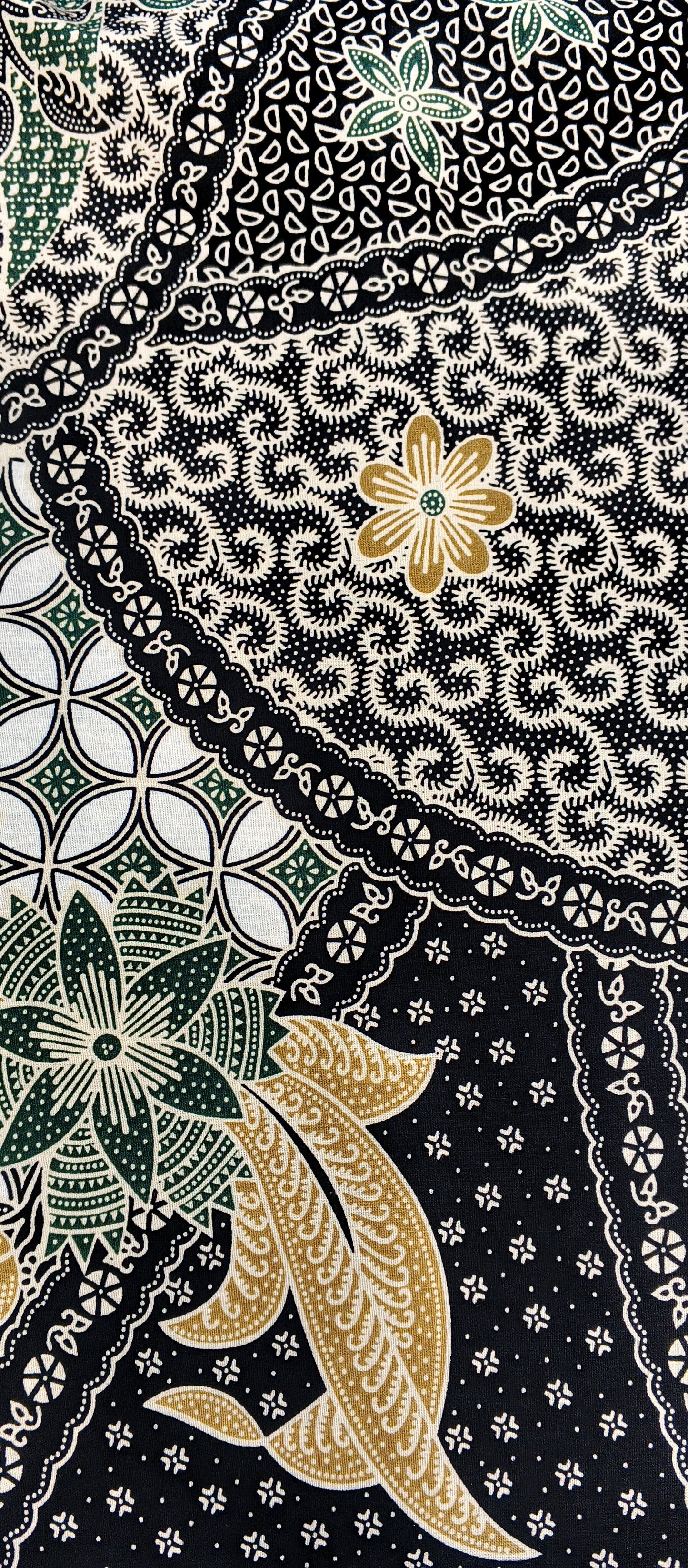 Cotton Overlap Sarong Skirt