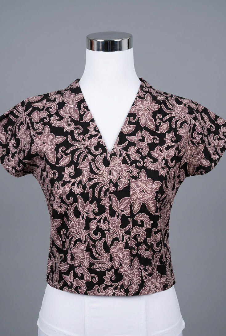 Batik Crop Top
