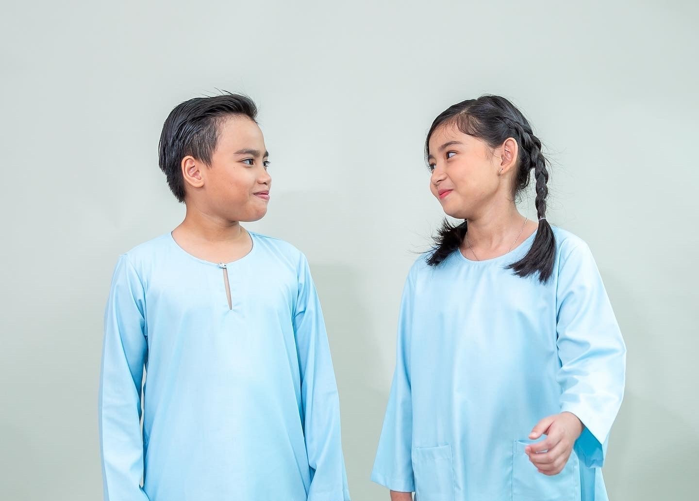 Kids Kurta Plain Set[Boys]