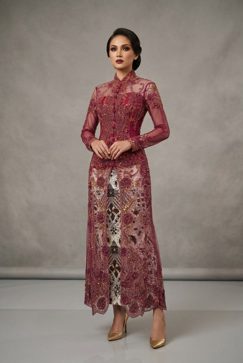 Kebaya Maha Dewi Mandarin Collar