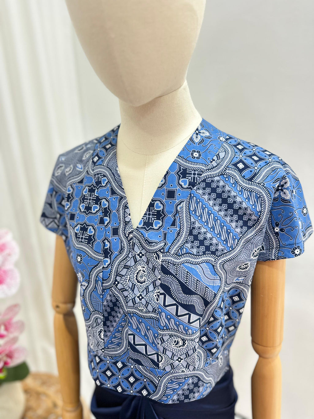 Batik Crop Top