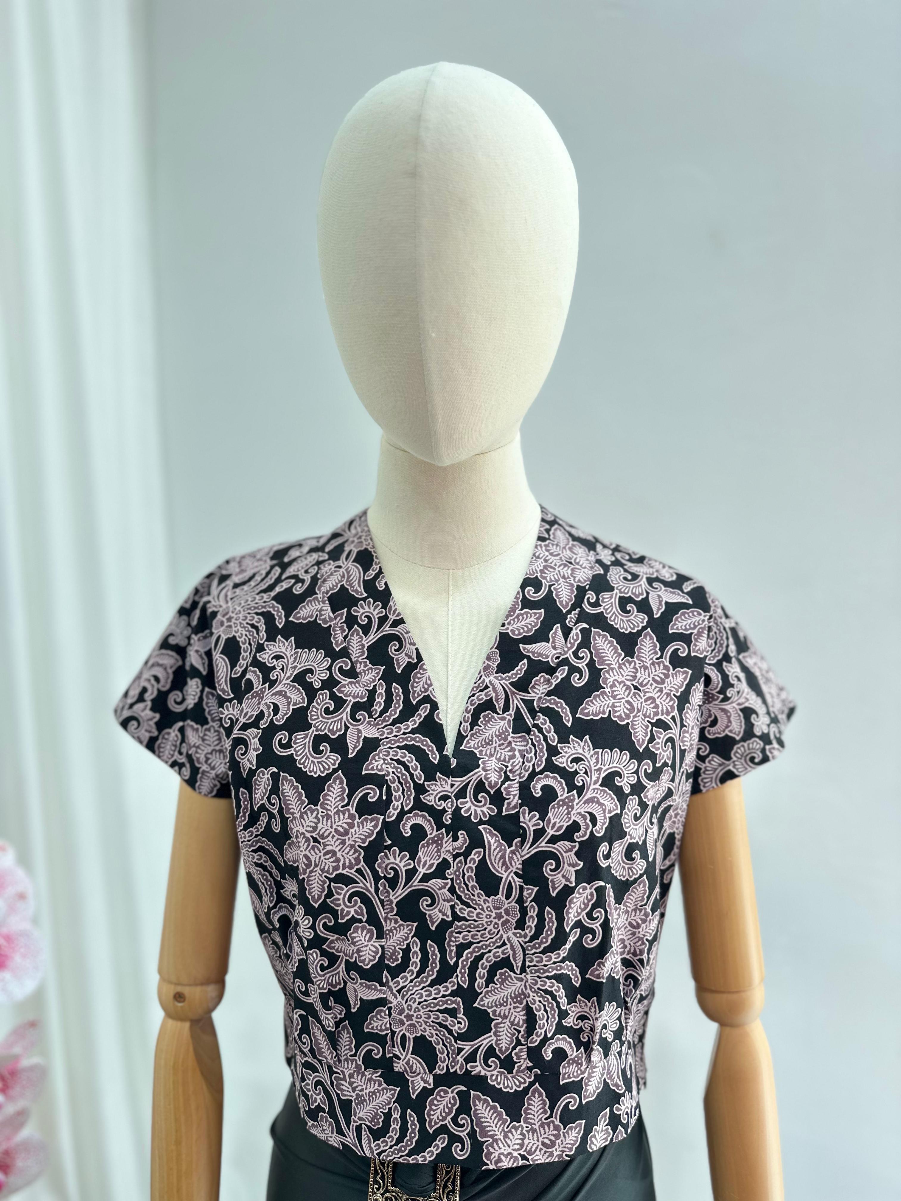 Batik Crop Top