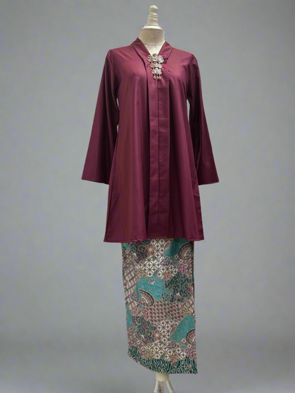 Overlap Sarong Batik Satin