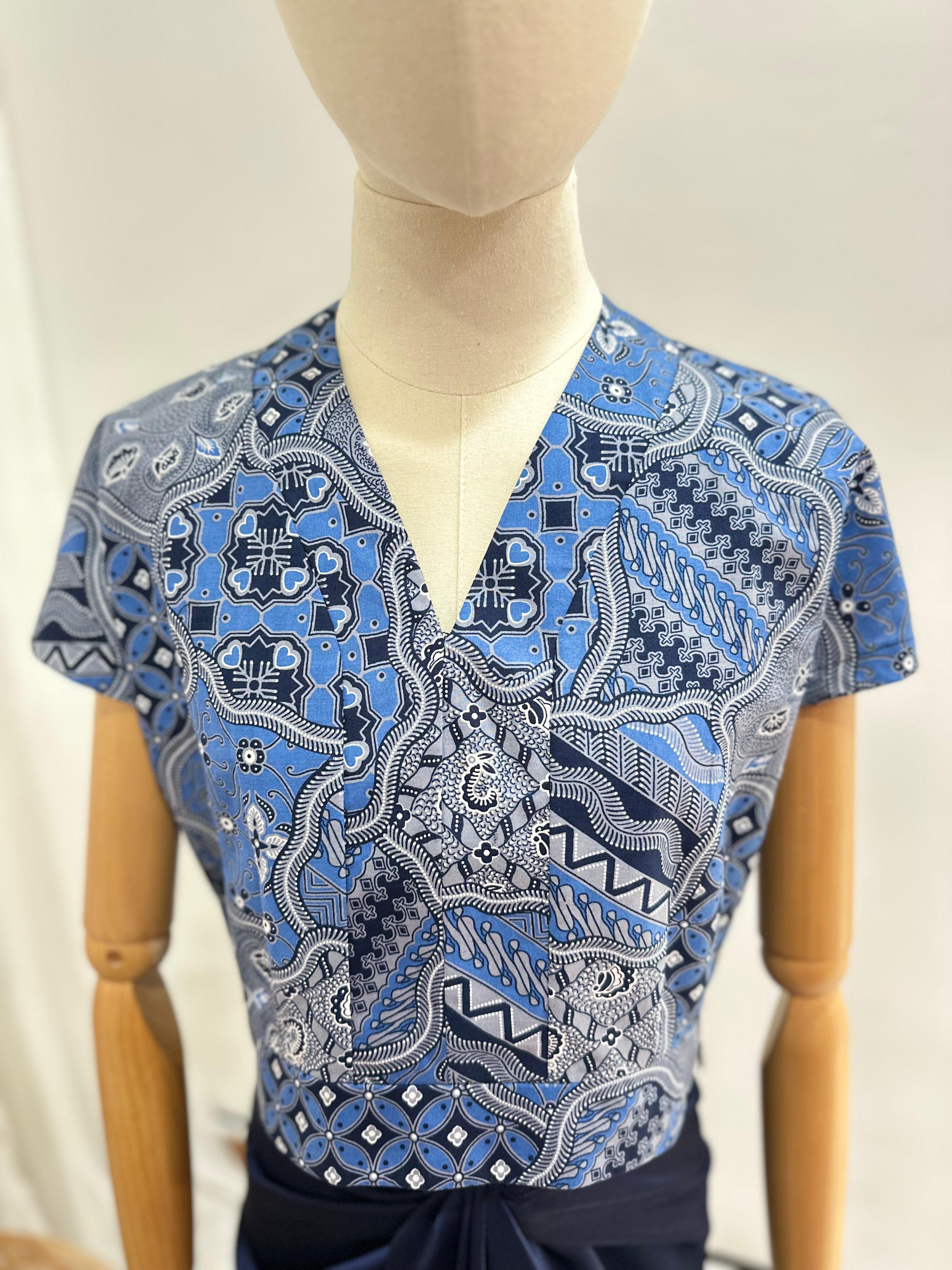 Batik Crop Top