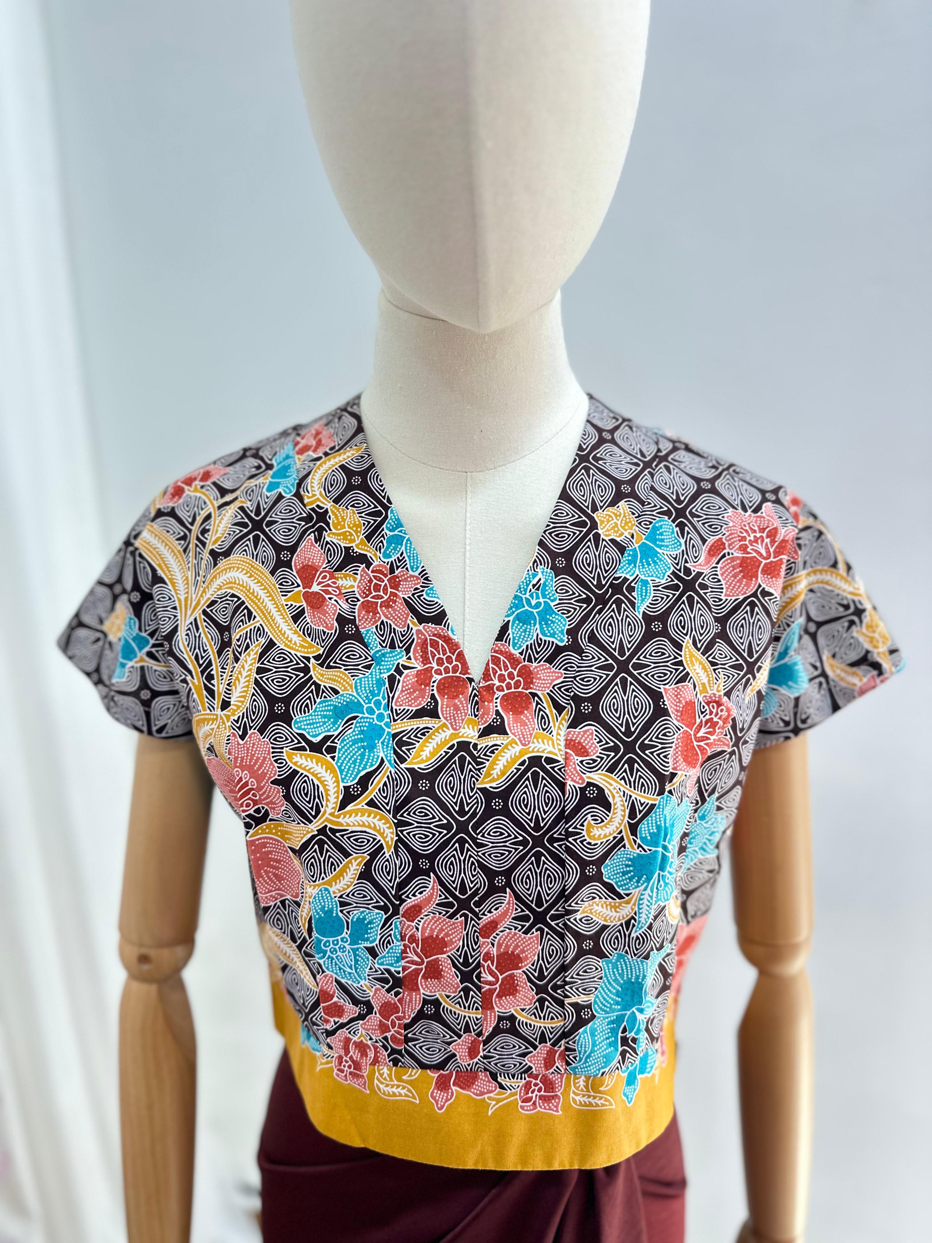 Batik Crop Top