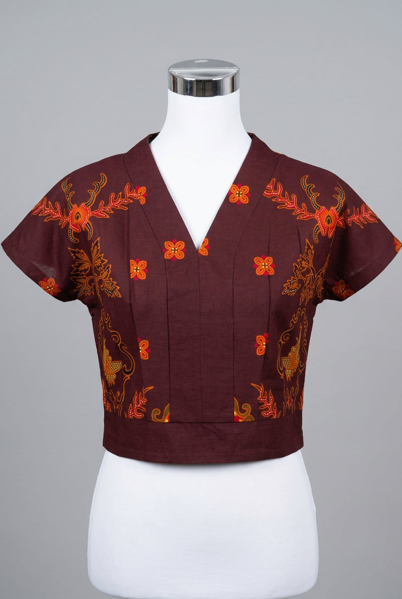 Batik Crop Top