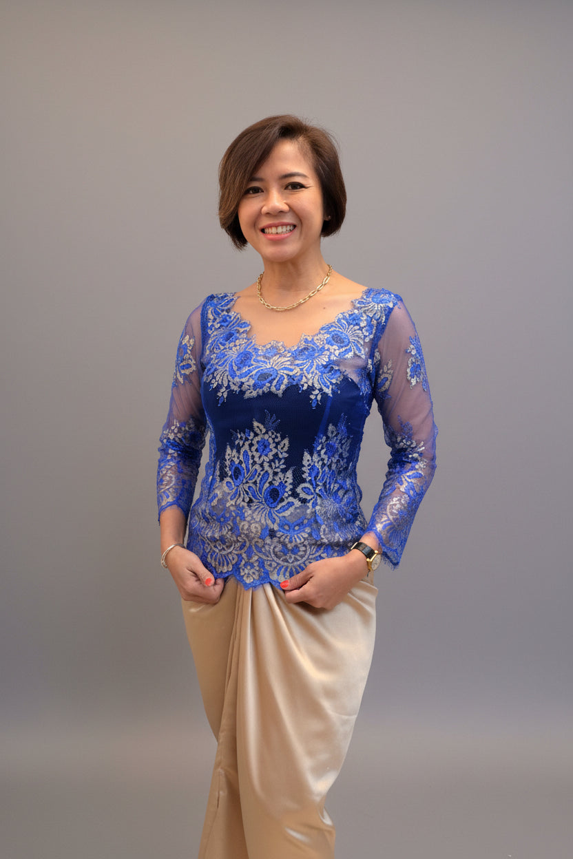 Top lace Sabrina 2 tone