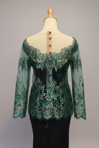 Top lace Sabrina 2 tone