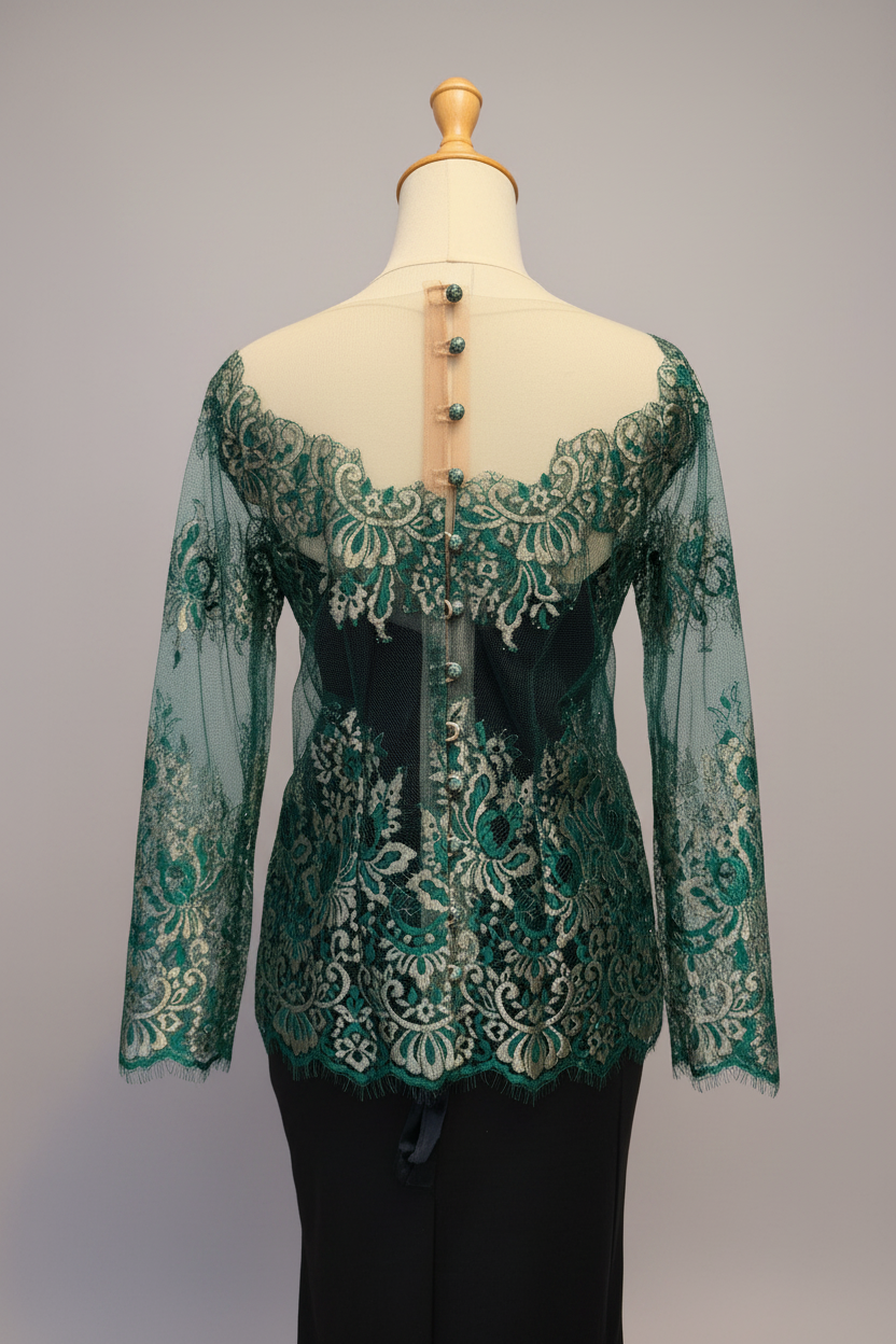 Top lace Sabrina 2 tone
