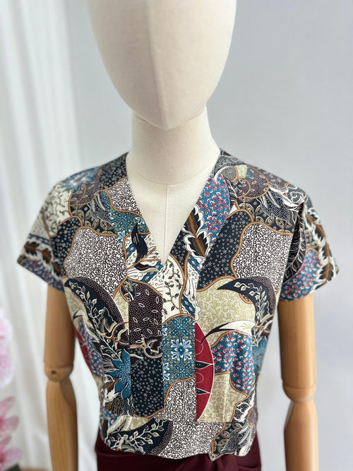 Batik Crop Top