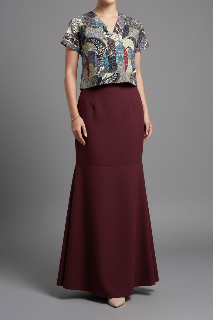 Batik Crop Top