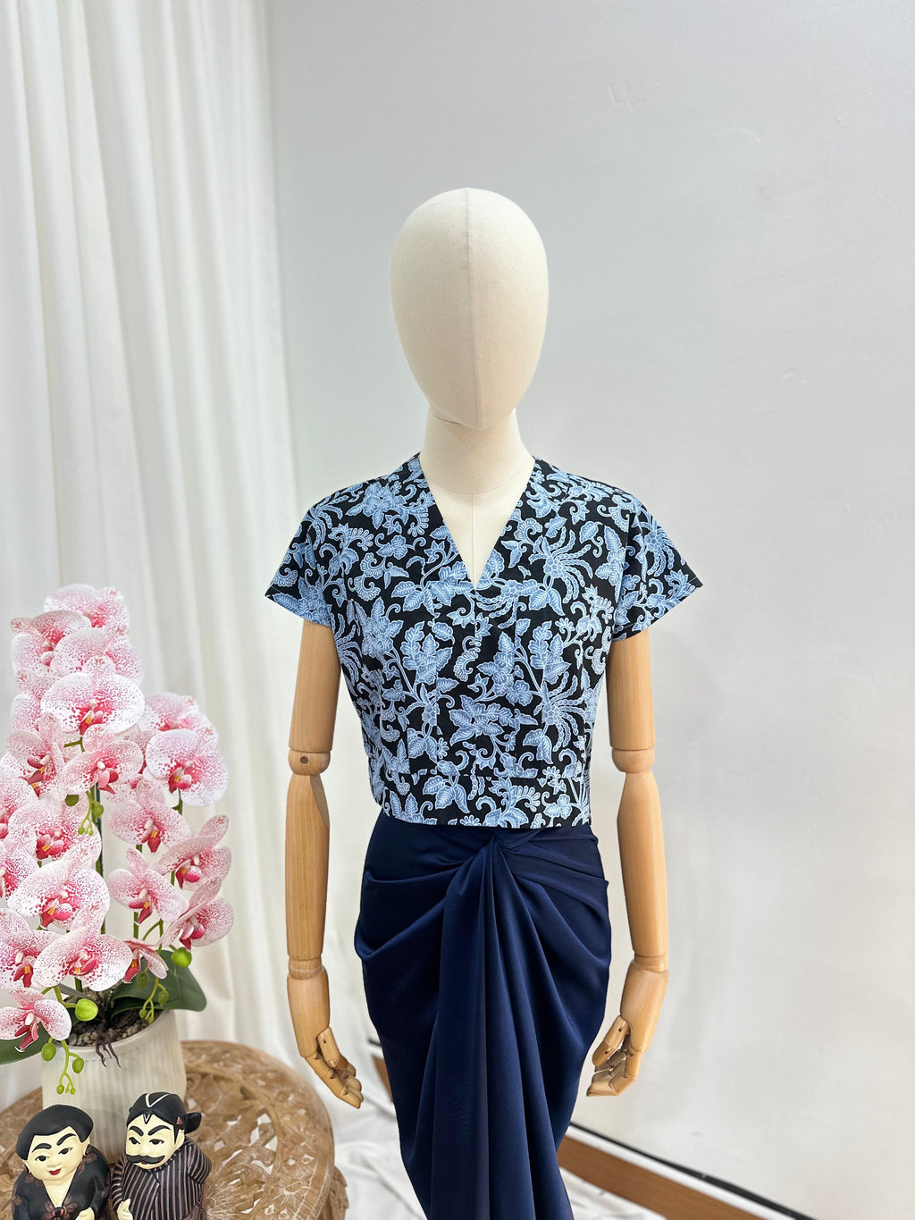 Batik Crop Top