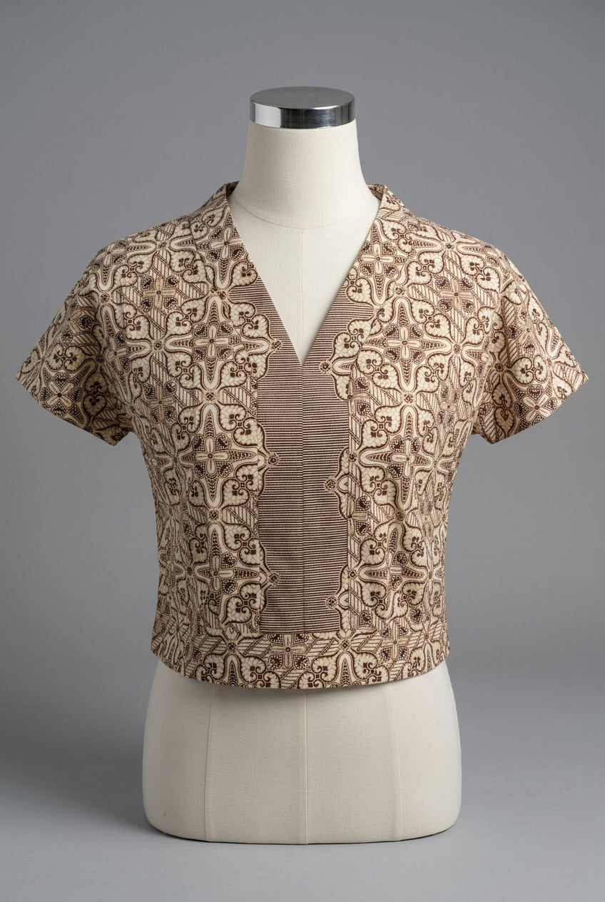 Batik Crop Top