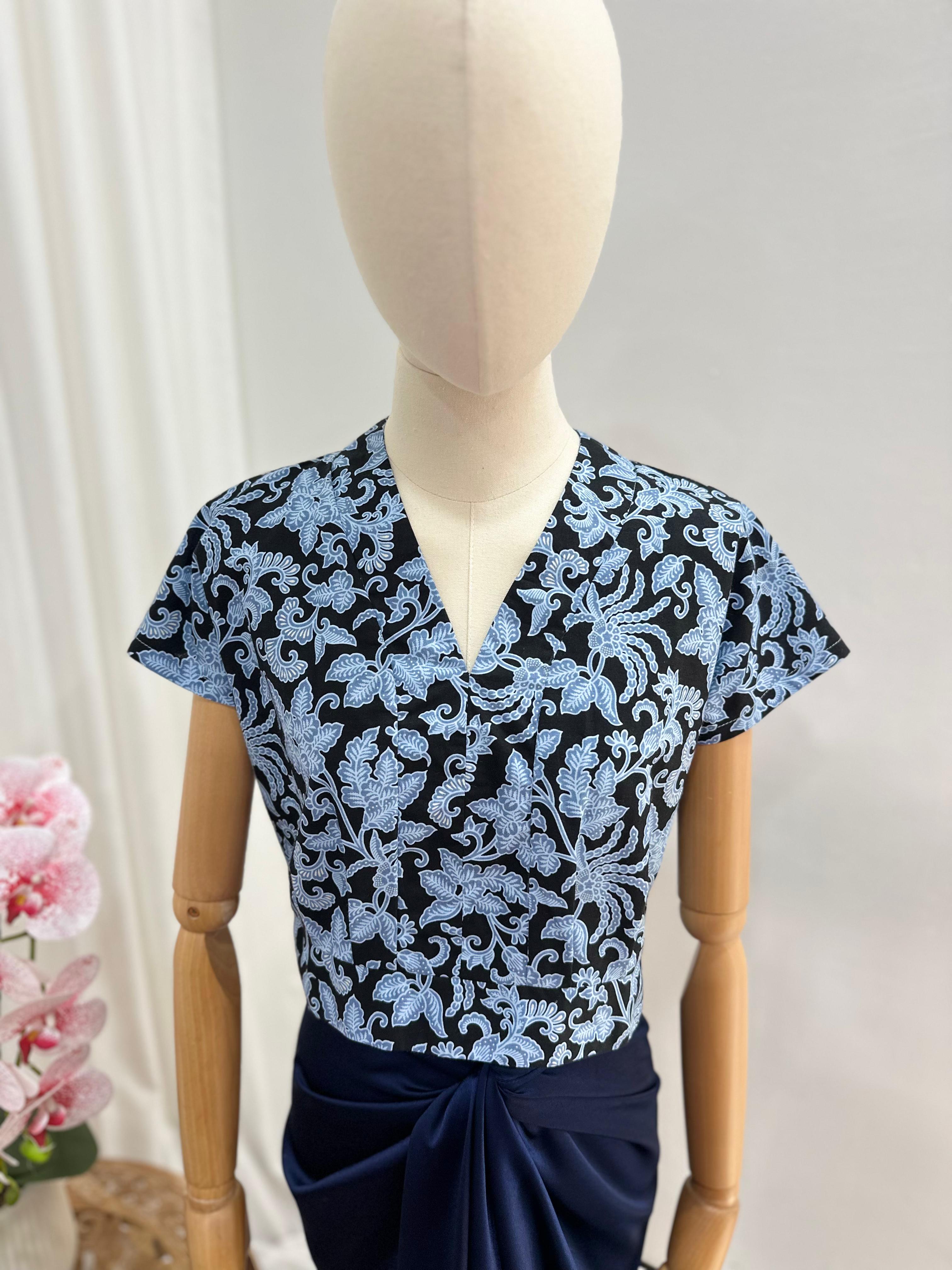 Batik Crop Top