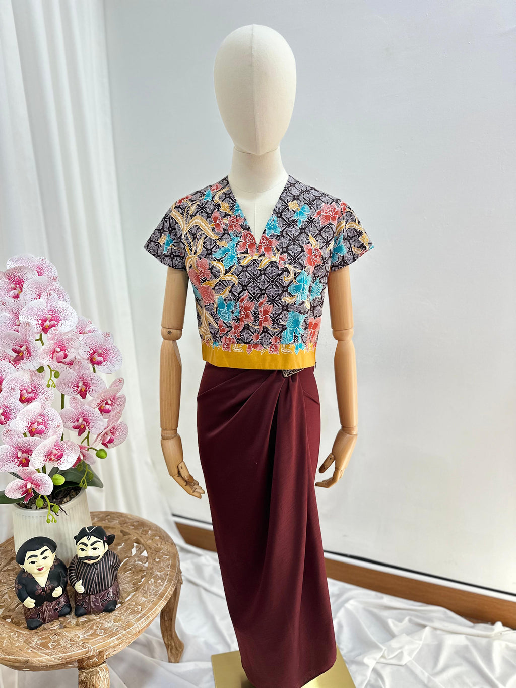 Batik Crop Top