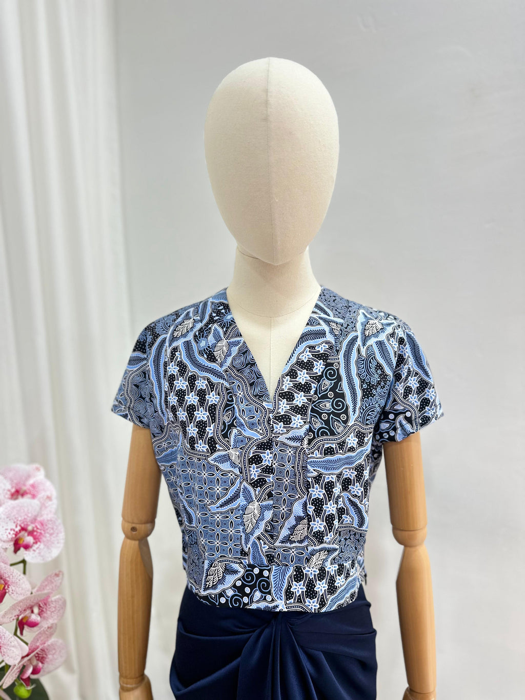 Batik Crop Top