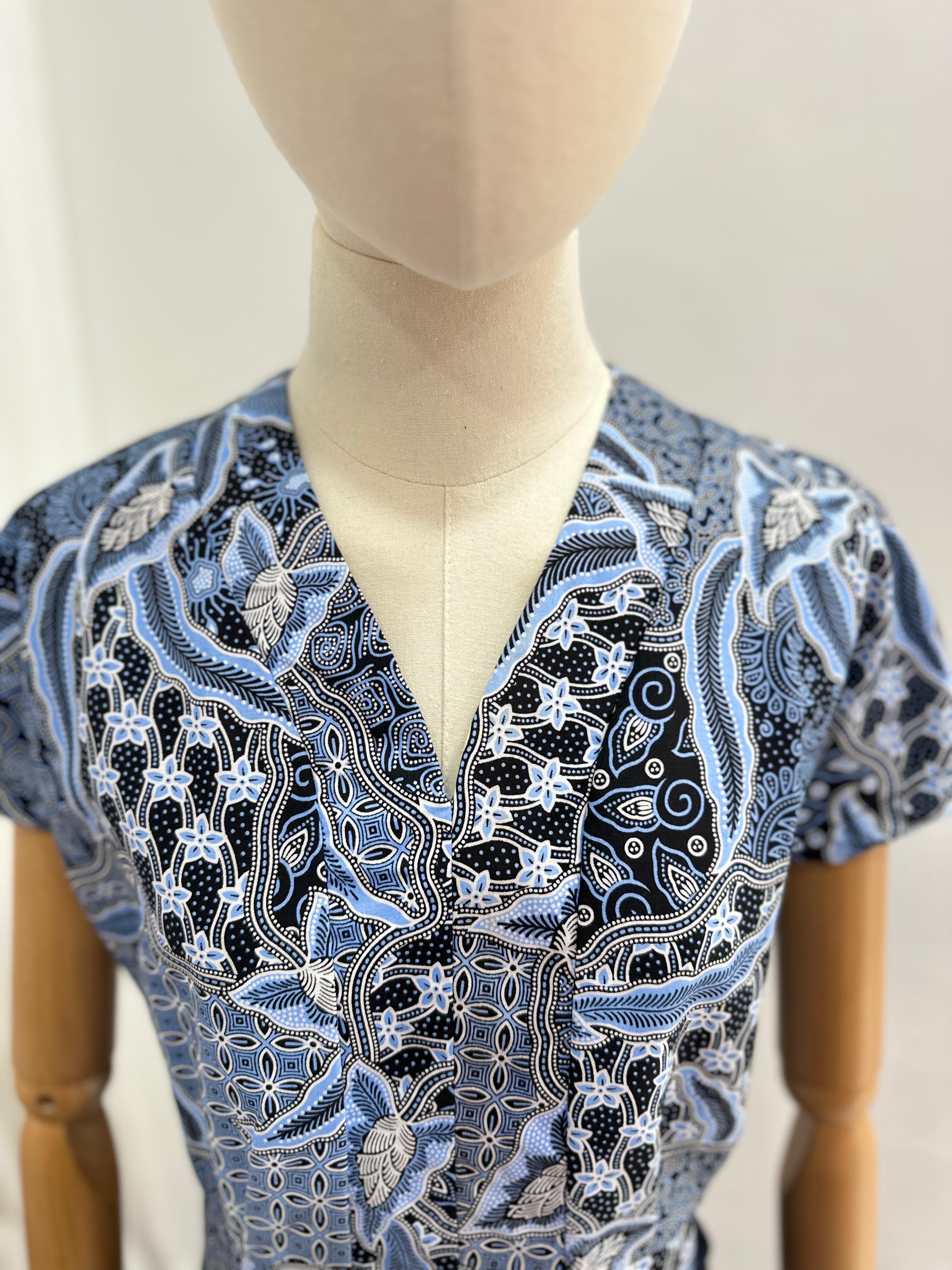 Batik Crop Top