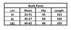 Unisex Batik Pants