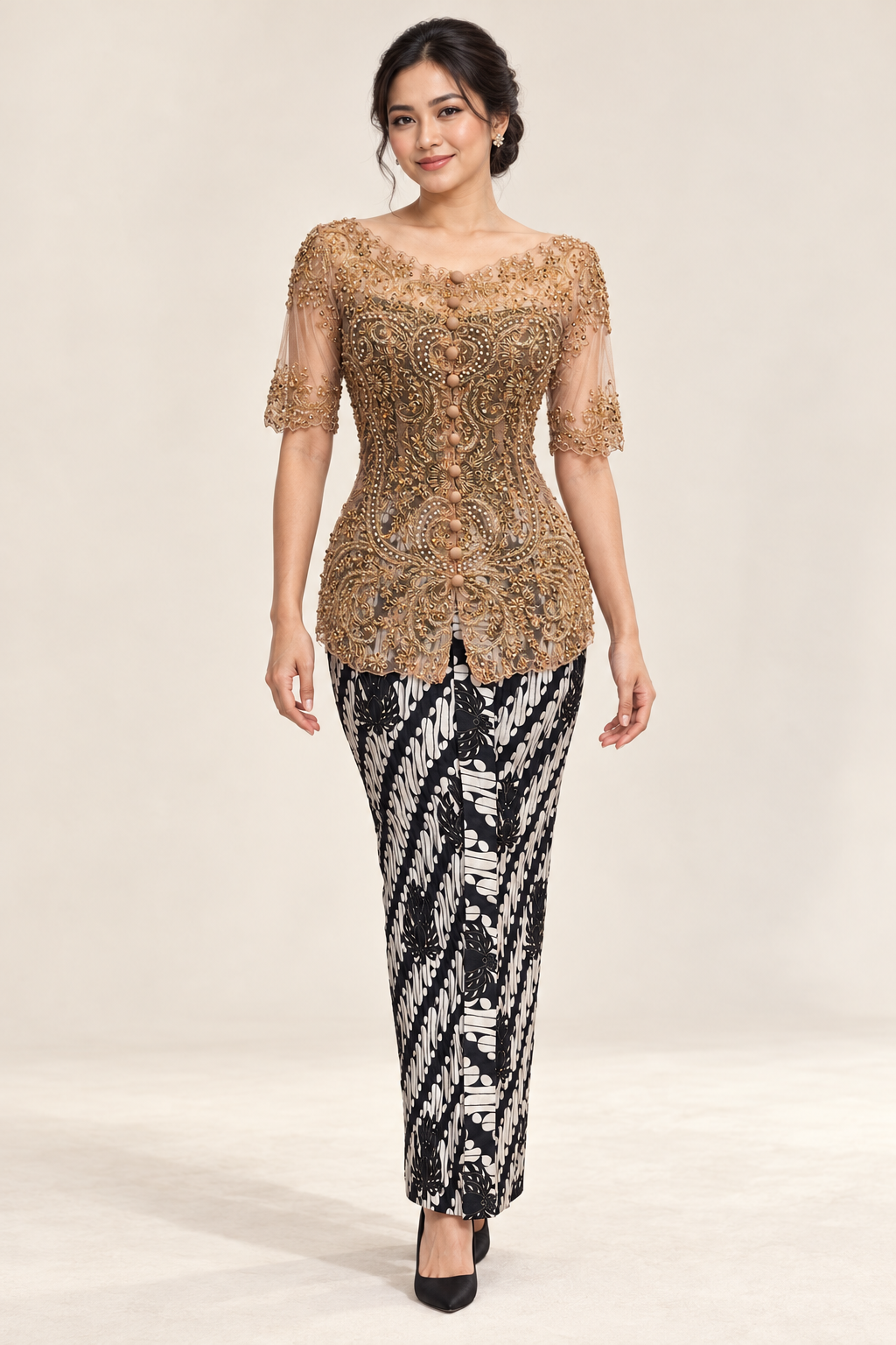 Kebaya Kendedes Short Sleeve