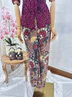 Drapery batik Skirt [Instant Wrap Skirt]