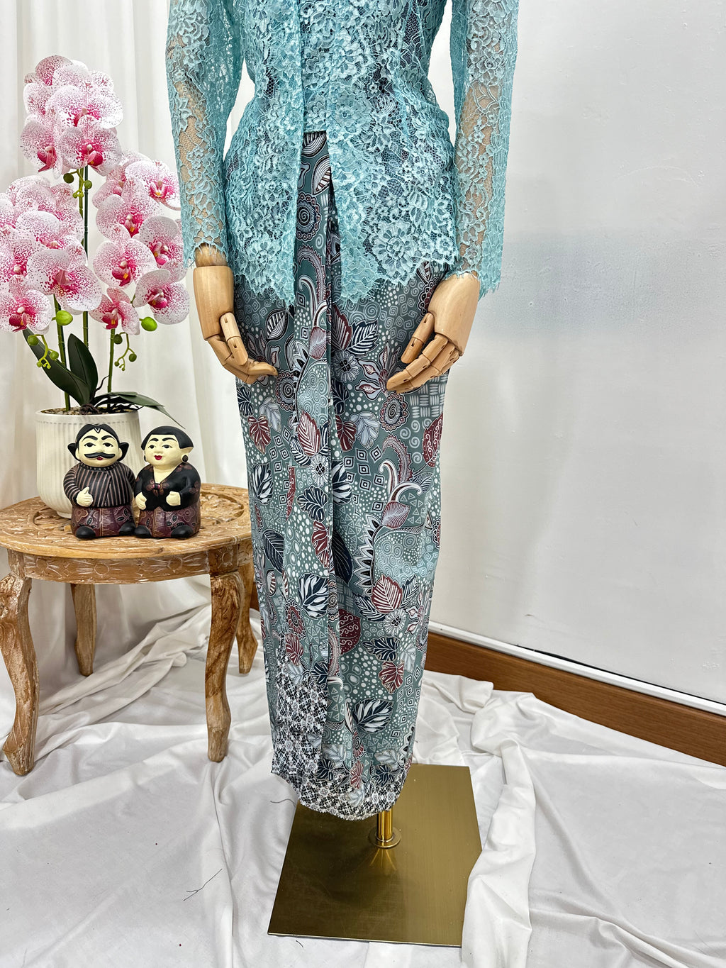 Drapery batik Skirt [Instant Wrap Skirt]