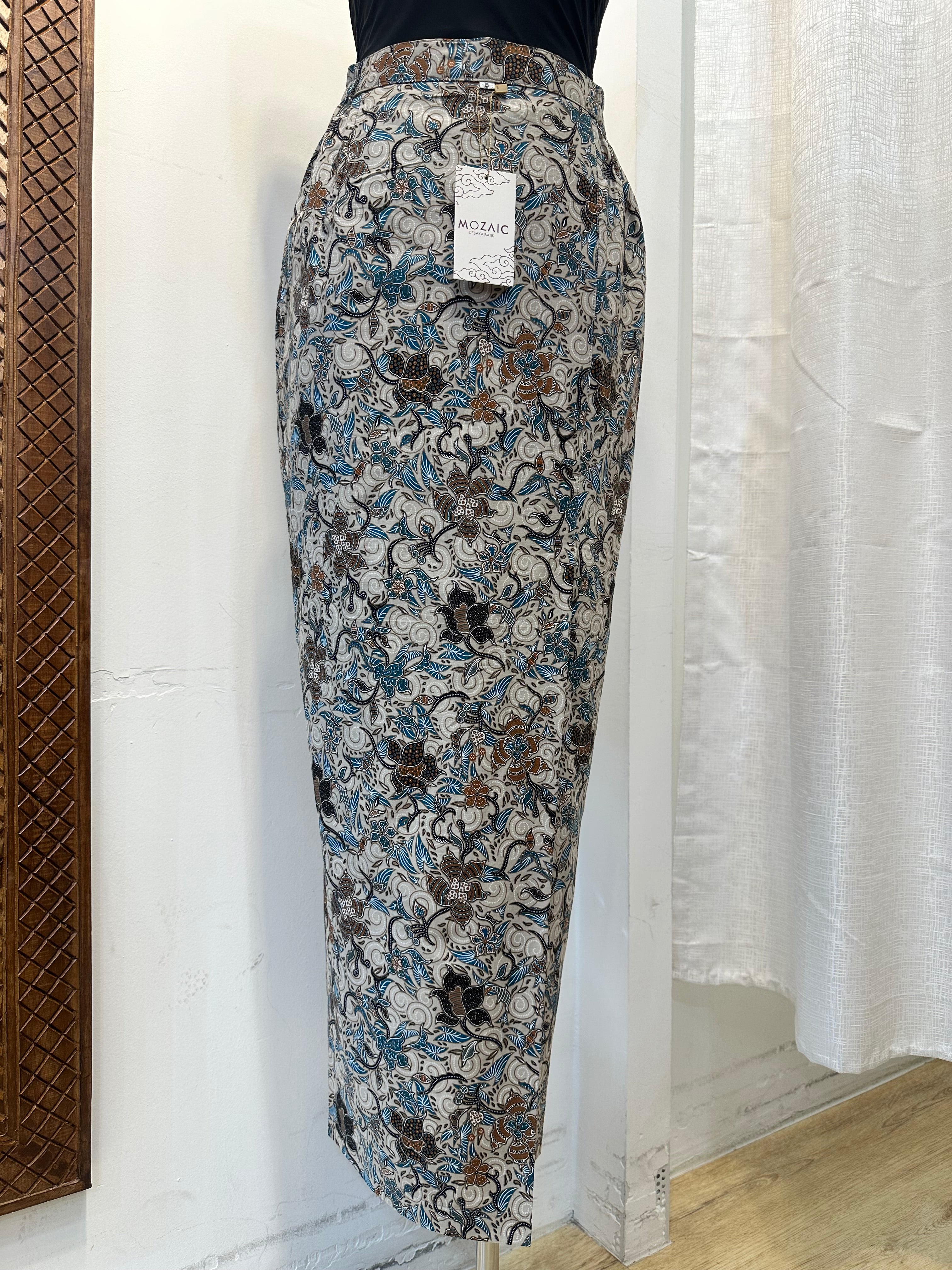 Overlap Sarong Skirt Cotton