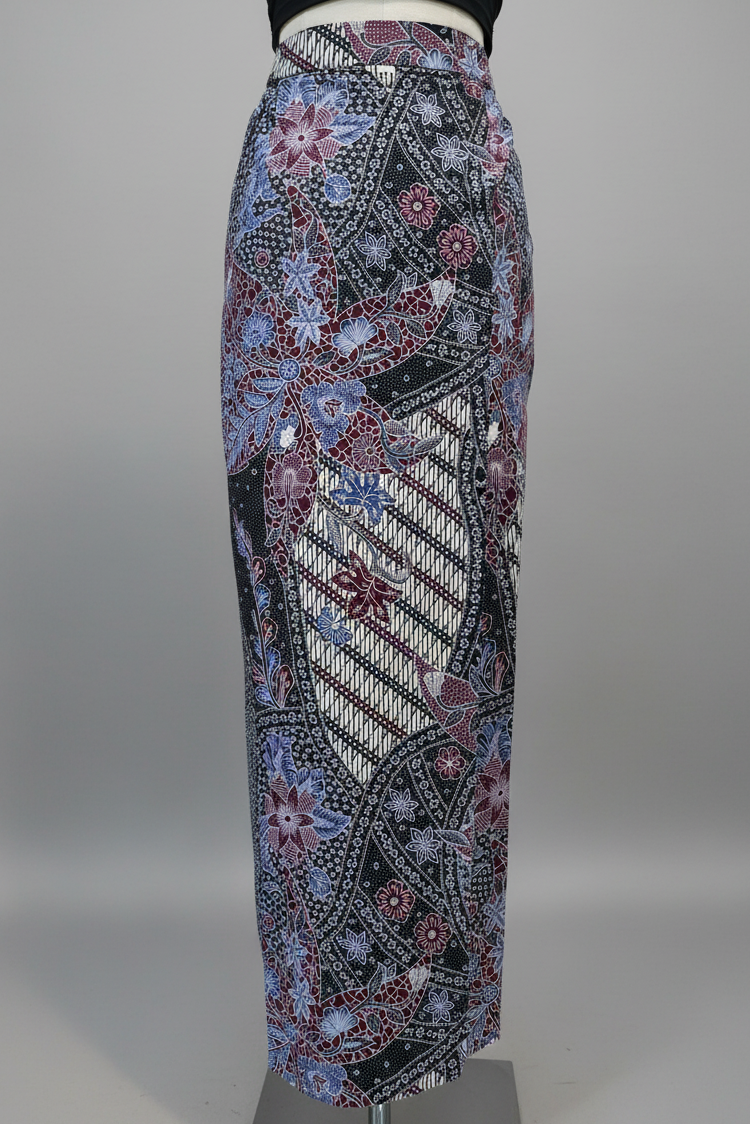 Overlap Sarong Skirt Cotton