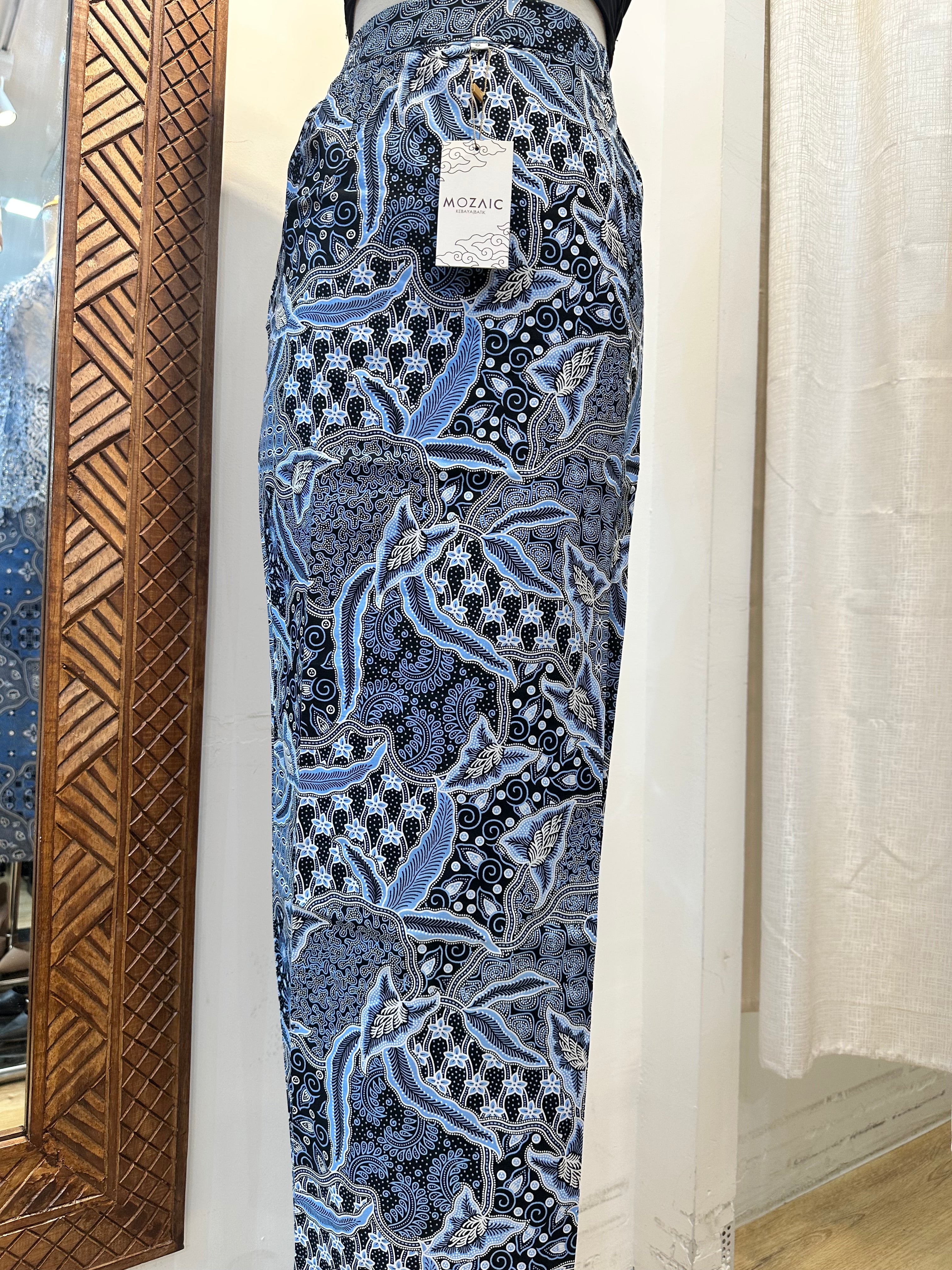 Overlap Sarong Skirt Cotton