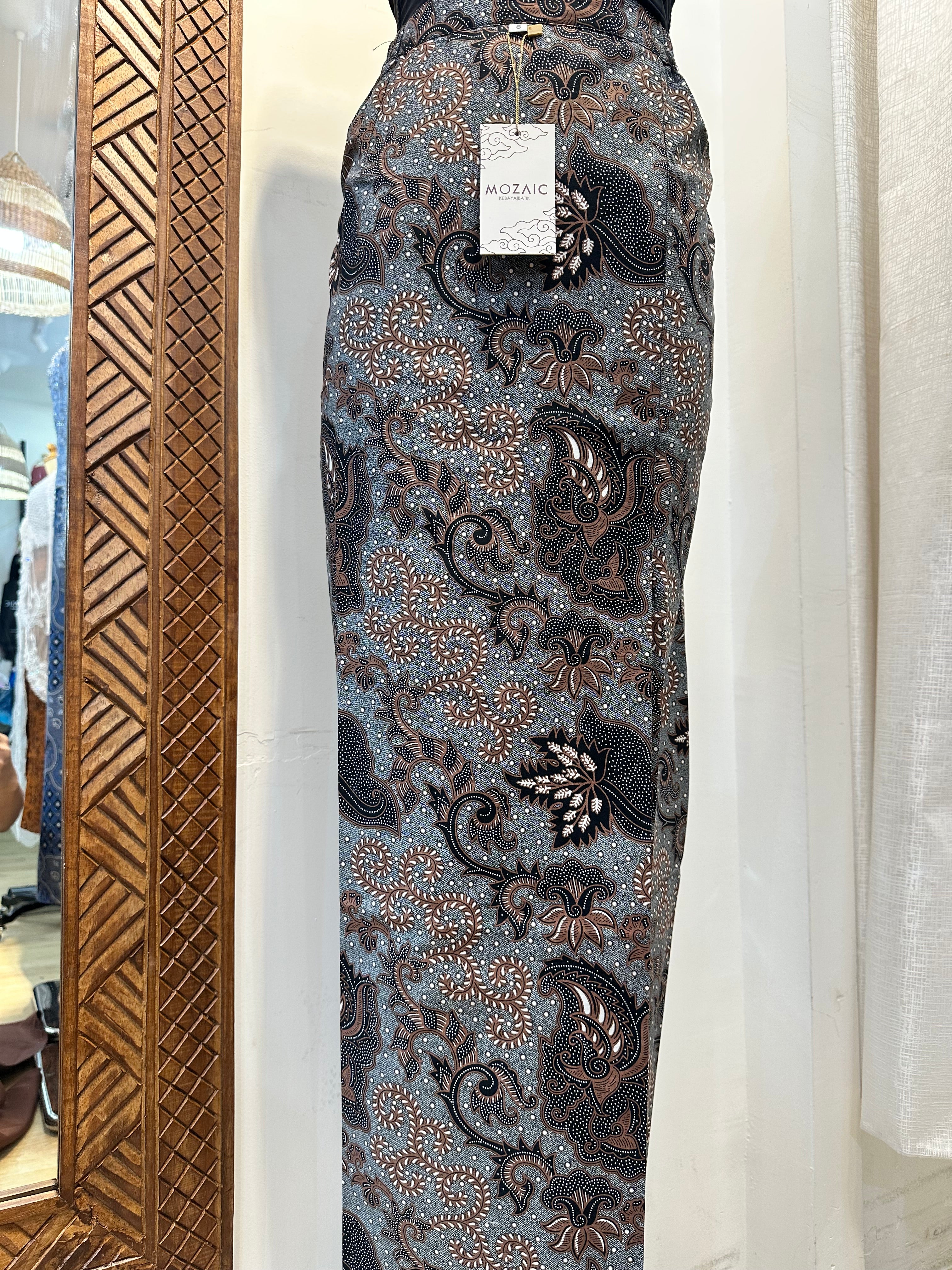 Overlap Sarong Skirt Cotton