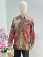 Mens Premium Batik Shirt-Exclusive Sultan series Mozaicsg