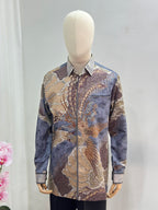 Mens Premium Batik Shirt-Exclusive Sultan series Mozaicsg
