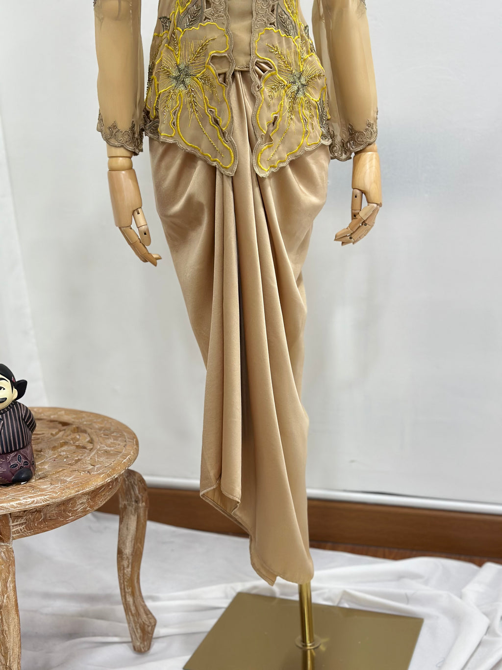 Satin Wrap Skirt