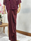 Satin Wrap Skirt