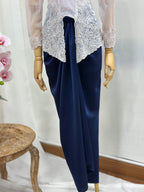 Satin Wrap Skirt
