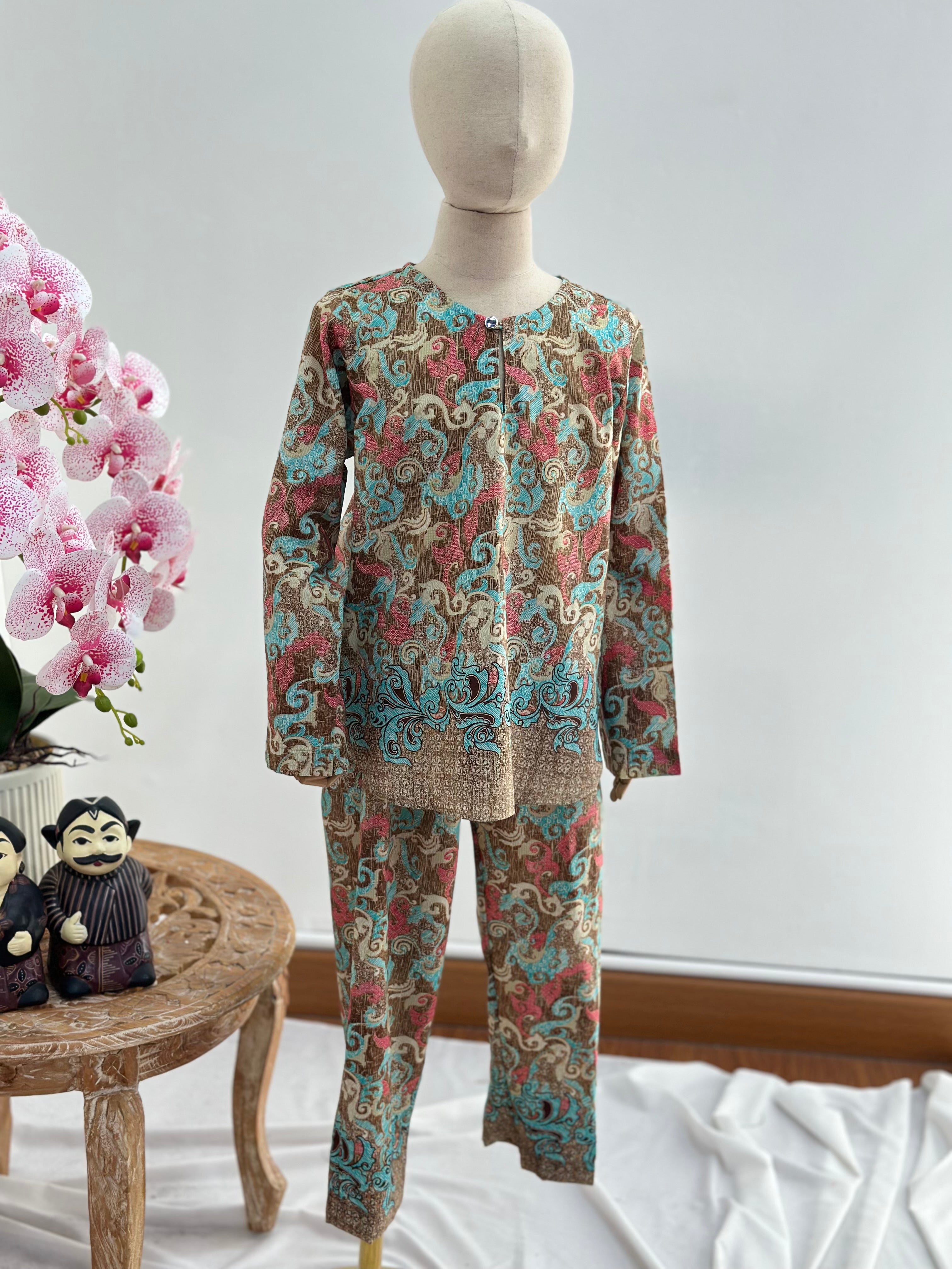 Batik Set Kurta kids