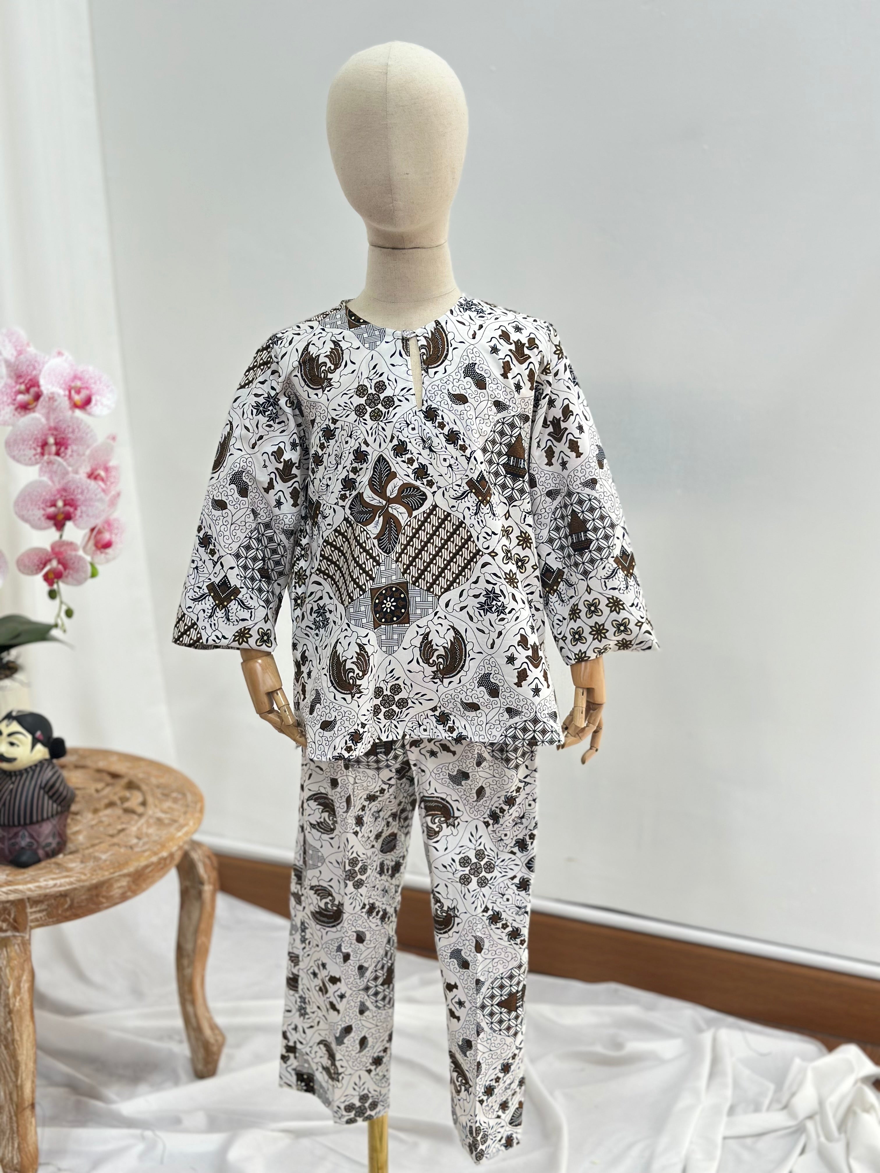 Batik Set Kurta kids