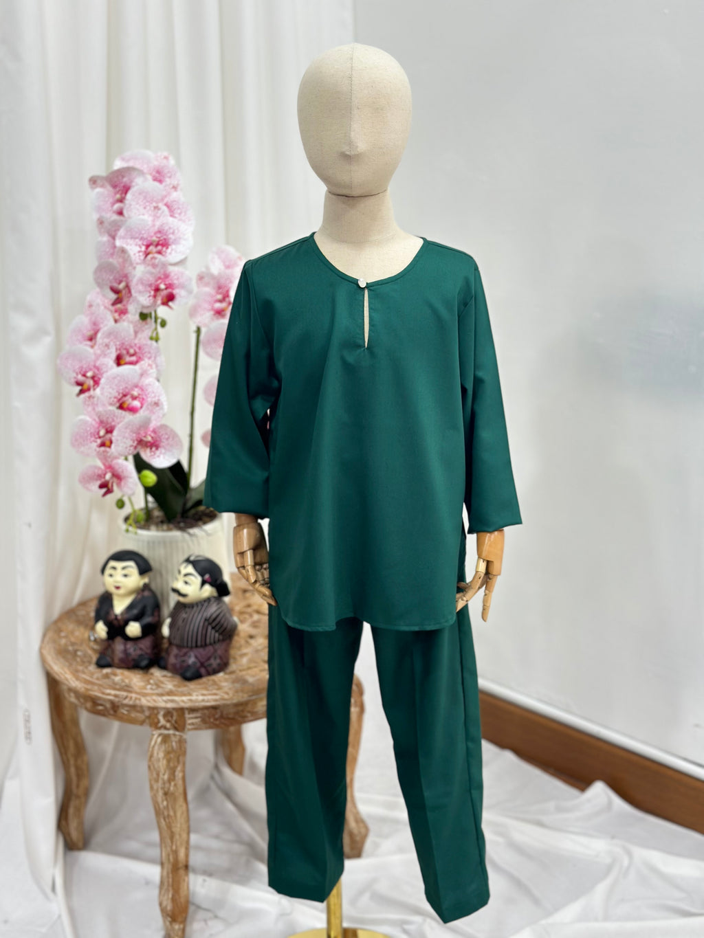 Kids Kurta Plain Set[Boys]