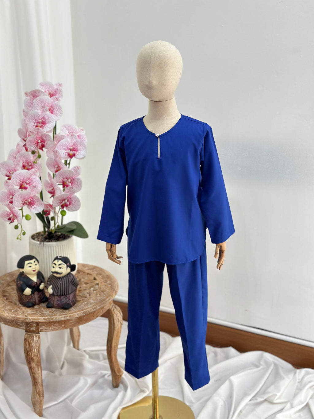 Kids Kurta Plain Set[Boys]
