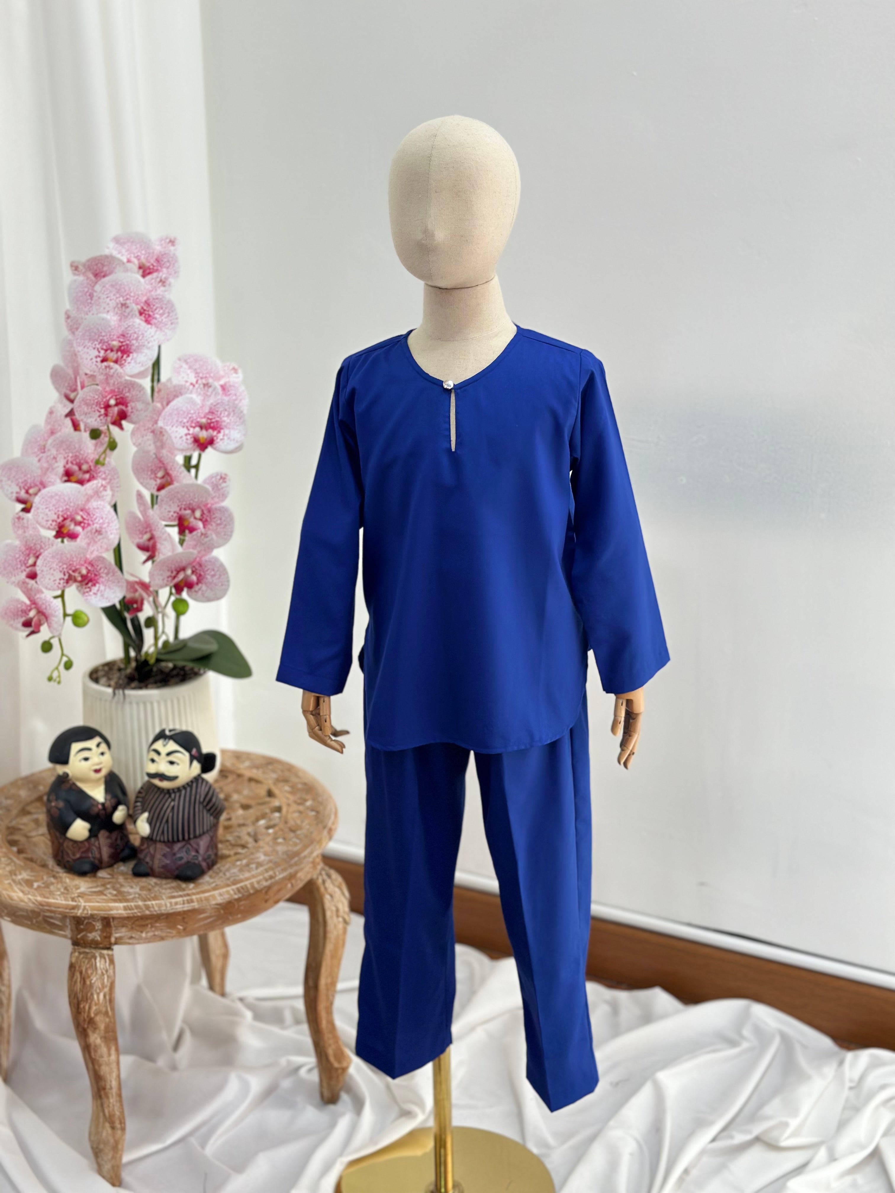 Kids Kurta Plain Set[Boys]
