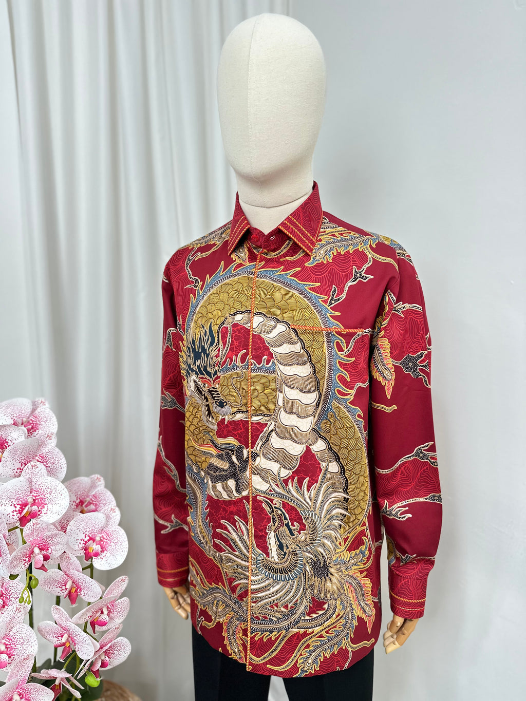 Mens Premium Batik Shirt-Exclusive Sultan series Mozaicsg