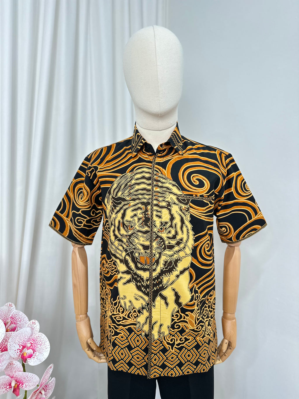 Mens Premium Batik Shirt-Exclusive Sultan series Mozaicsg