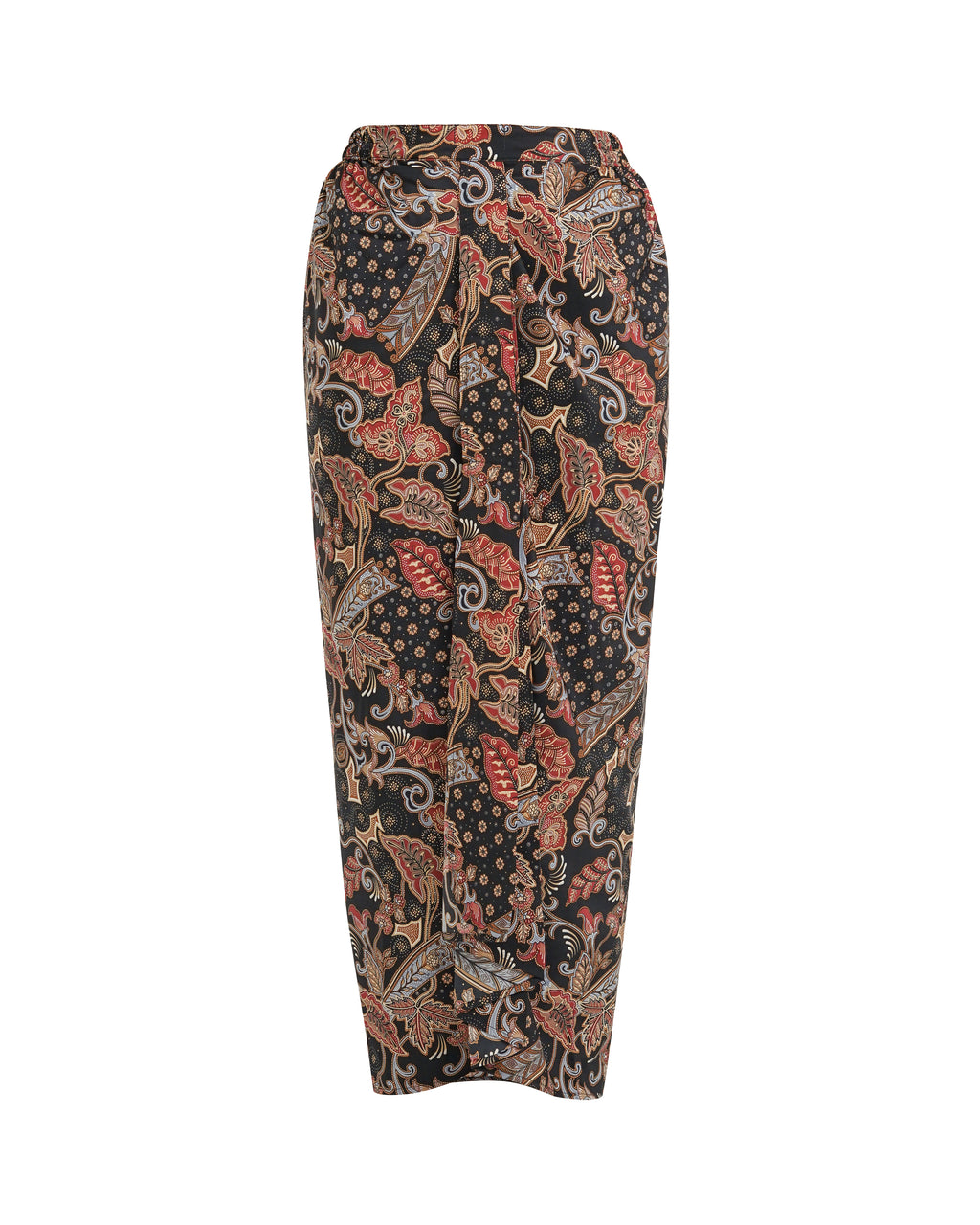 Drapery batik Skirt [Instant Wrap Skirt]