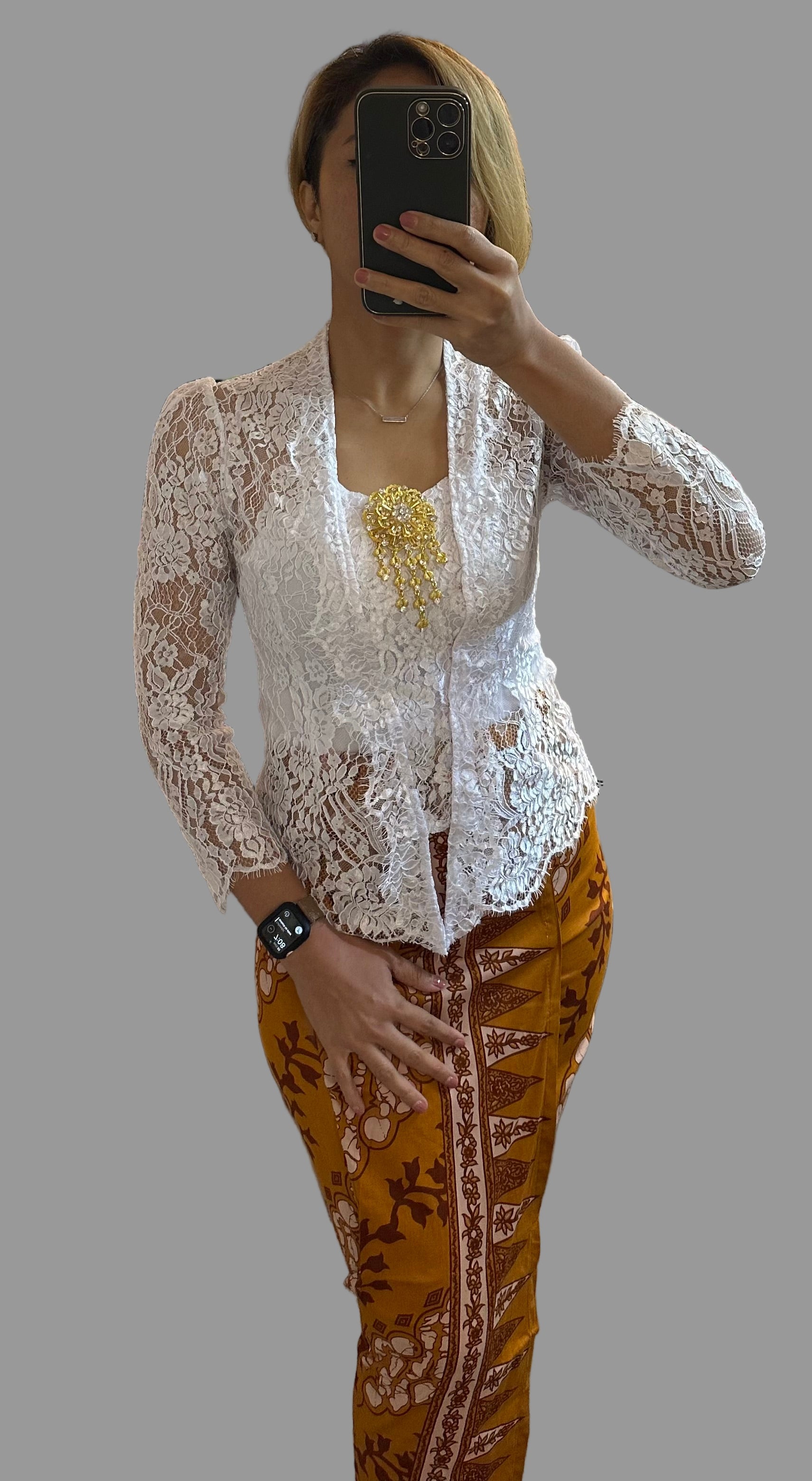 *Accessories and Sarong/Skirt sold separately.

*Product colour may slightly vary due to photographic lighting sources or your mointor setting. The actual size may vary as many of the products we produce are hand made. Please allow (0.05 to 0.1 inches) size variance.
