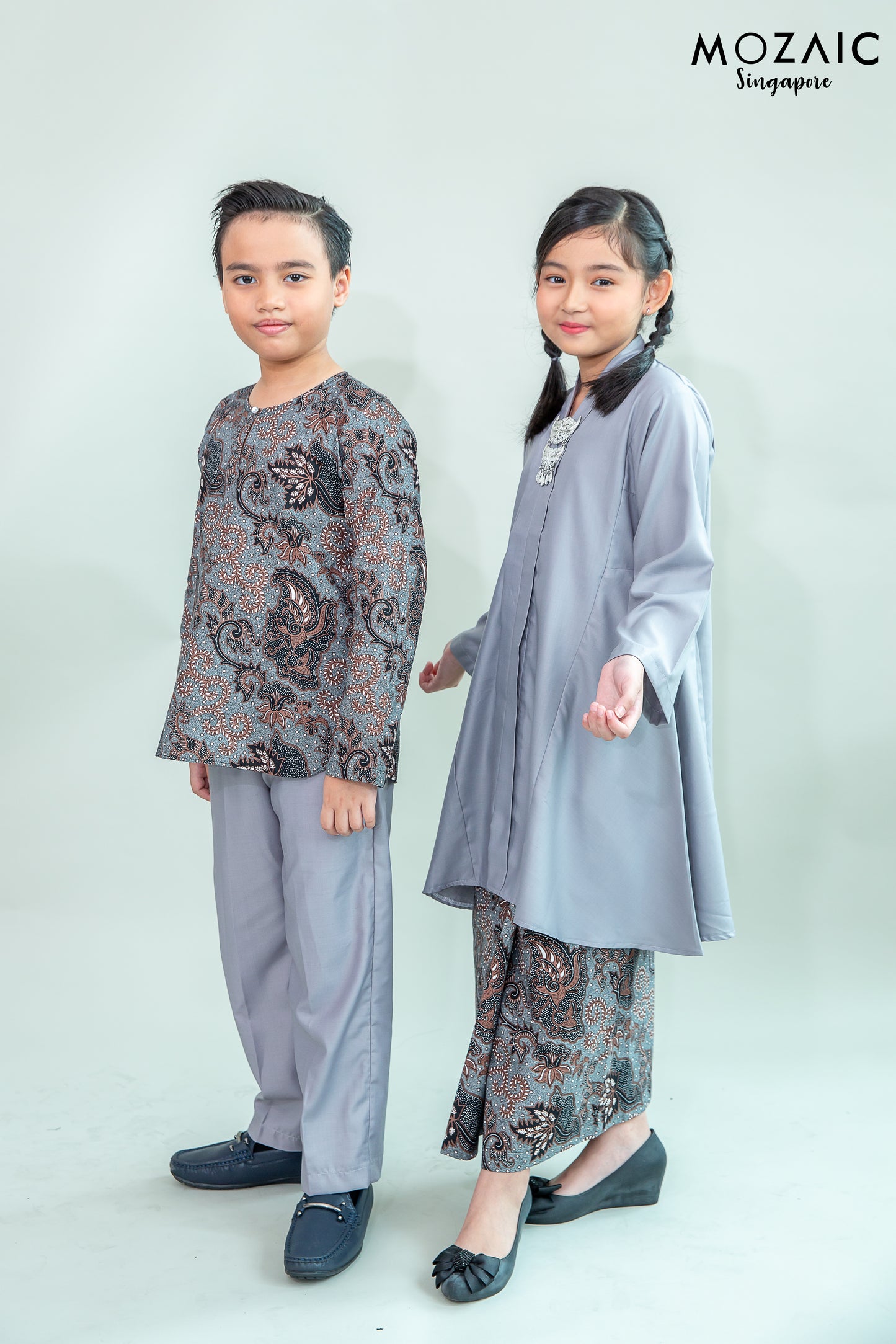 Kids Kurta Batik Pants Set[Boys]