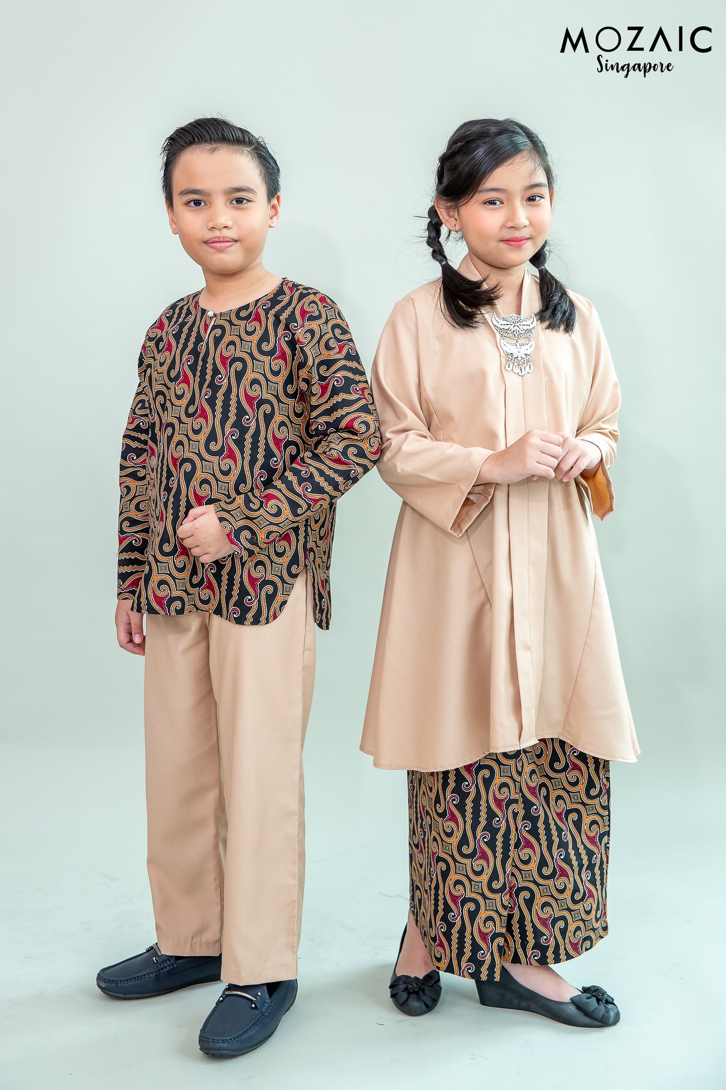 Kids Kurta Batik Pants Set[Boys]