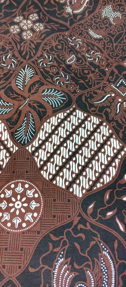 Cotton Overlap Sarong Skirt