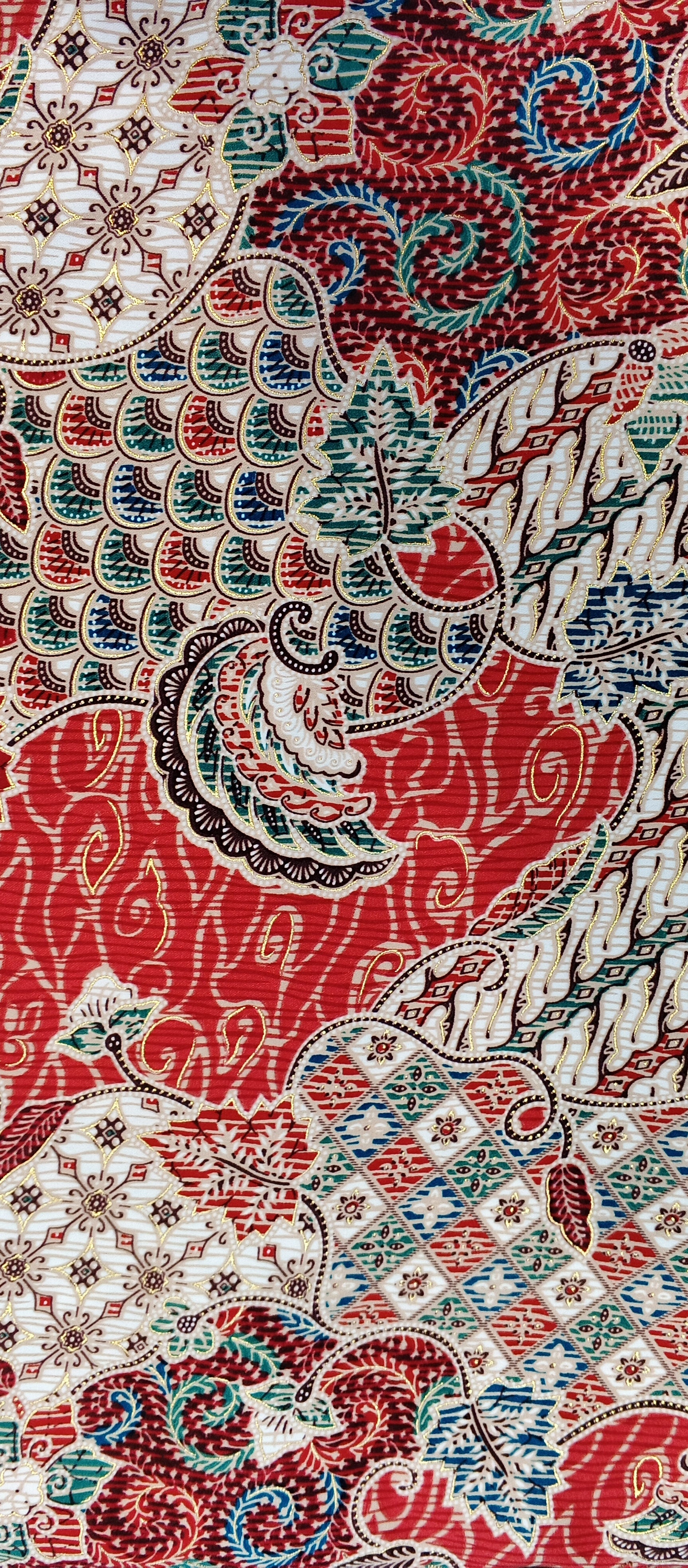 Overlap Sarong Batik Satin