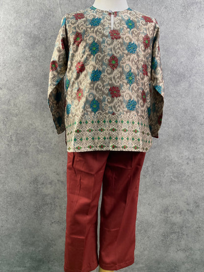 Kids Kurta Batik Pants Set[Boys]